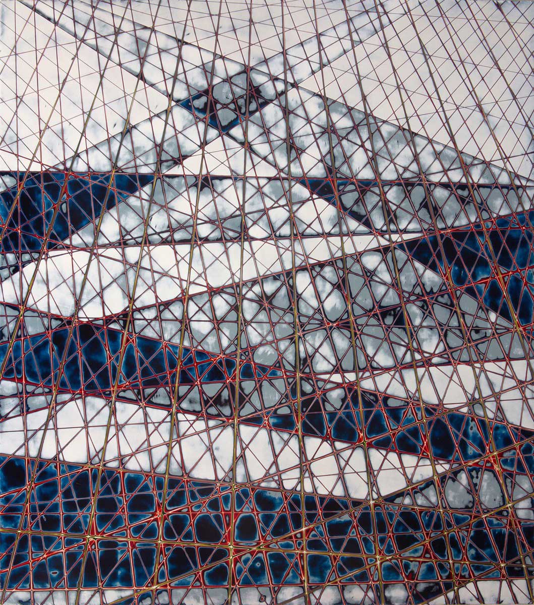 Tuval üzeri akrilik – Acrylic on canvas, 140 x 160 cm