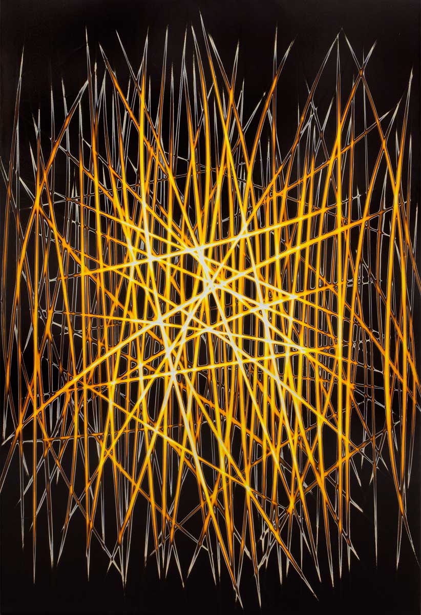 Tuval üzeri akrilik – Acrylic on canvas, 40 x 60 cm