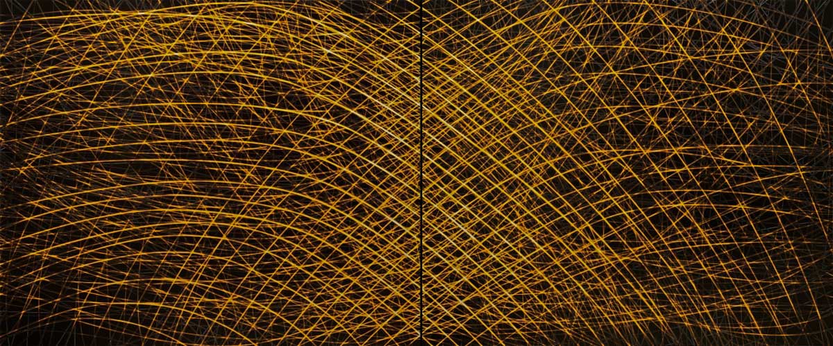 Tuval üzeri akrilik – Acrylic on canvas, 240 x 100 cm